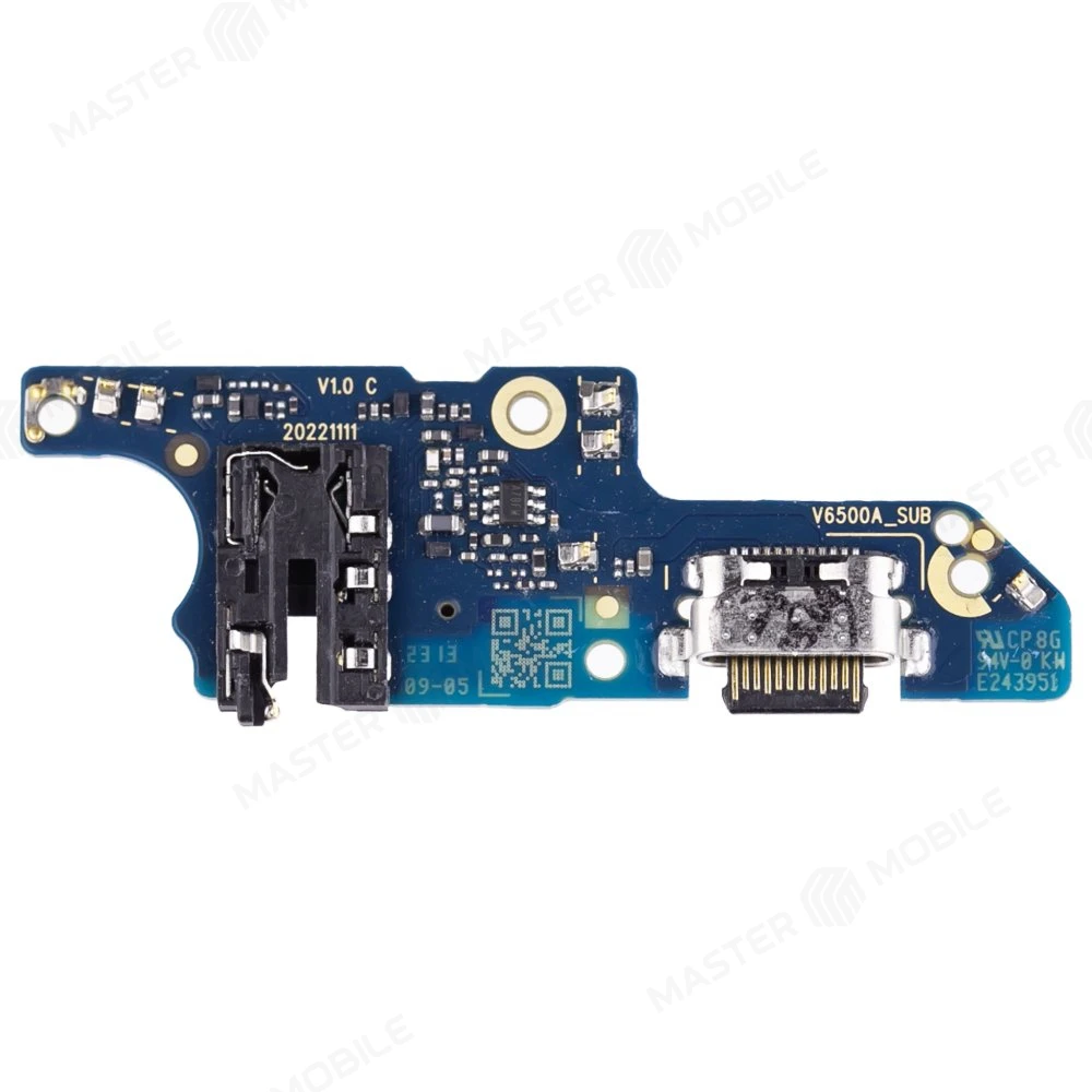 Нижняя плата для Infinix Smart 7 Plus (X6517) с комп. + разъем зарядки + микрофон (ORIG100)  фото №2