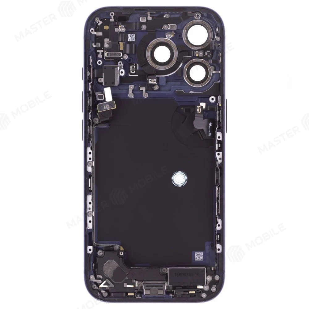 Корпус для Apple iPhone 17 Pro (eSIM) (синий) (в сборе) (ORIG100) (Снятый) (возможен дефект ЛКП) фото №2