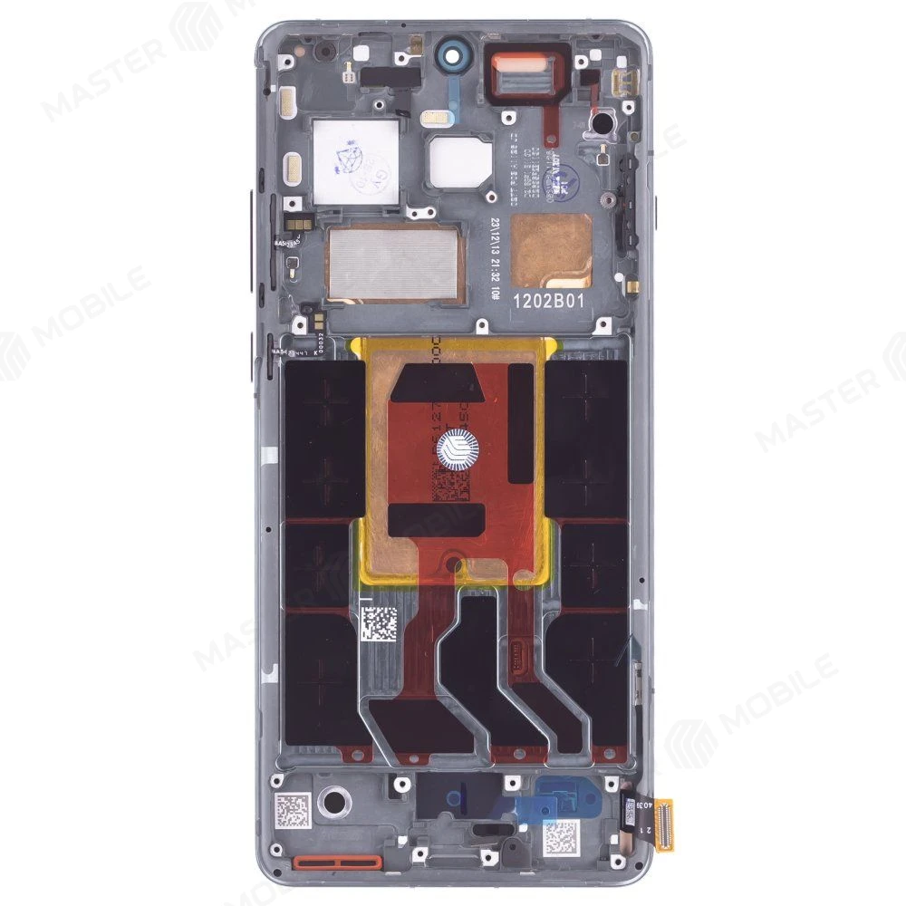 Дисплей для OnePlus 12 (PJD110) + тачскрин (зеленый) (в рамке) (ORIG100) (SP) фото №2