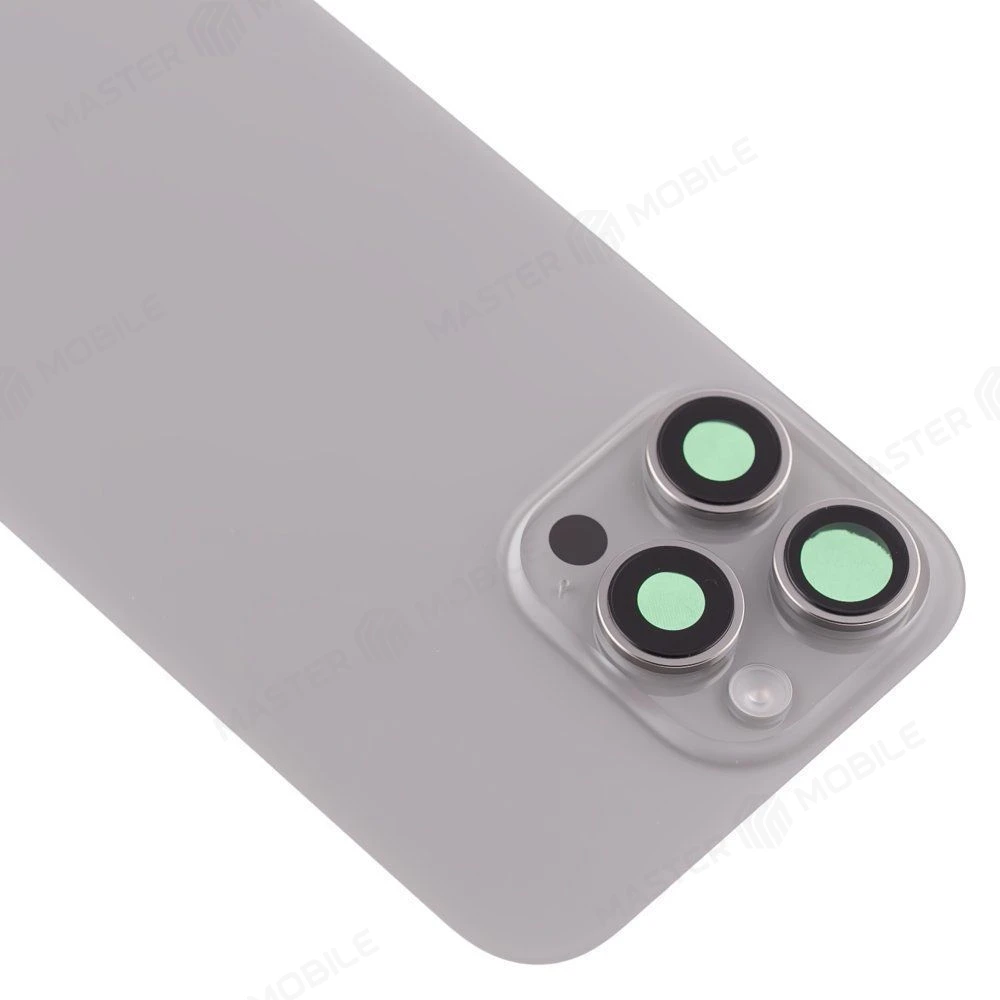 Задняя крышка для Apple iPhone 16 Pro Max (титановый) (в сборе) (ORIG100) (SP) фото №3