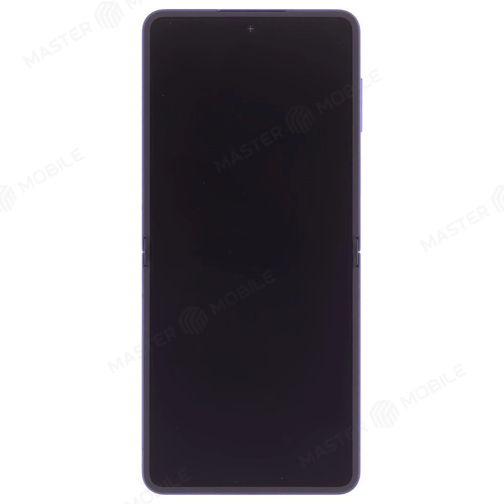 Дисплей для Samsung F766 Galaxy Z Flip 7 + тачскрин (внутренний) (синий) (в рамке) (ORIG100) (SP) фото №1
