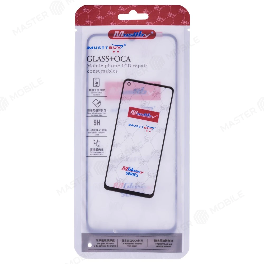 Стекло модуля для Apple iPhone X / iPhone Xs + OCA (Musttby) фото №2