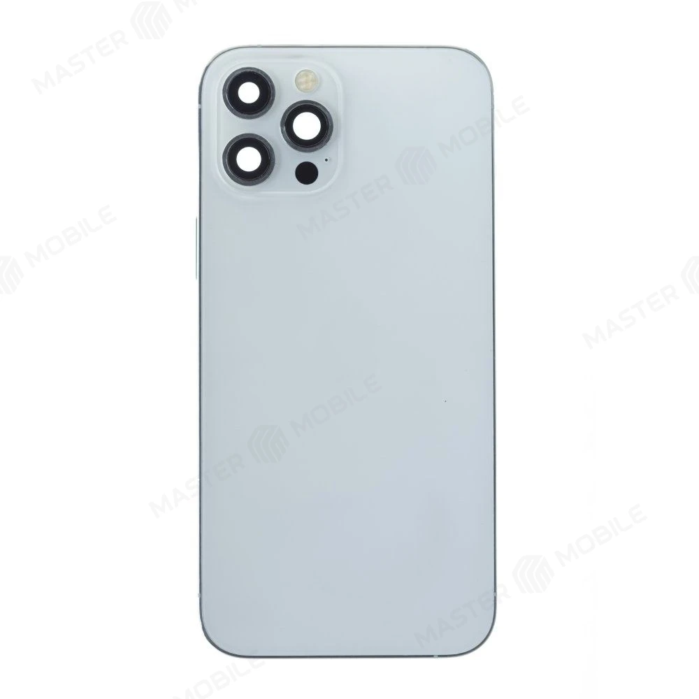Корпус для Apple iPhone 12 Pro Max (белый) (в сборе) (ORIG100) (Снятый) (возможен дефект ЛКП) фото №1