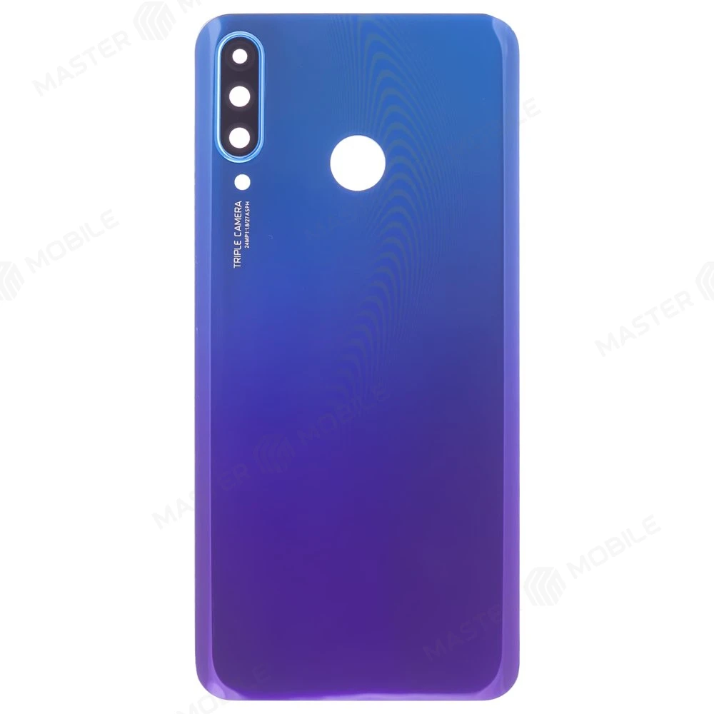 Задняя крышка для Huawei P30 Lite / Nova 4e (MAR-LX1M/MAR-AL00) (24MP) (синий-сумеречный) (в сборе со стеклом камеры) фото №1