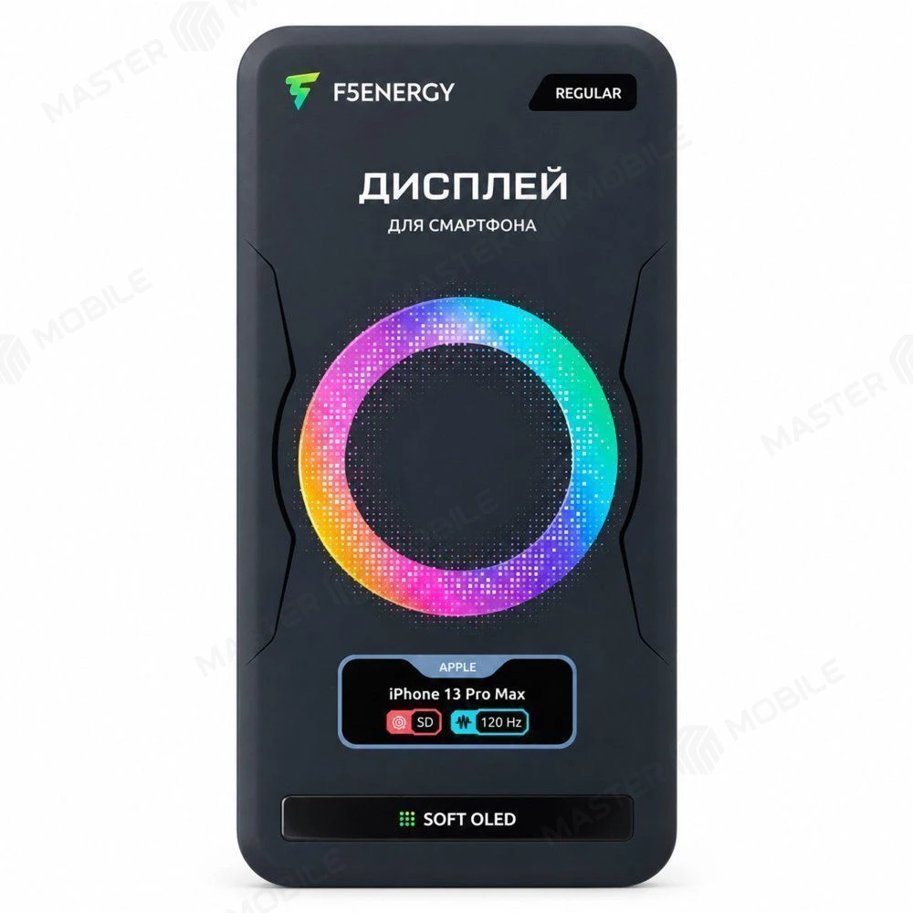 Дисплей для Apple iPhone 13 Pro Max + тачскрин (черный) (F5ENERGY) (Soft Oled) (с верификацией) (REGULAR) фото №5