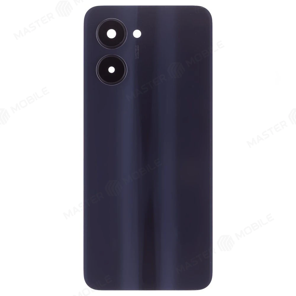 Задняя крышка для Realme C33 (RMX3624) (черный) (в сборе со стеклом камеры) фото №1