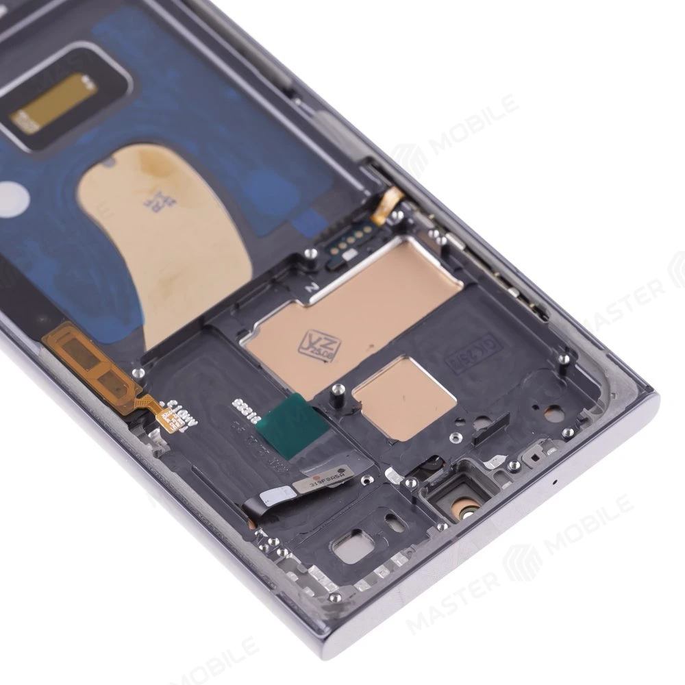 Дисплей для Samsung S918 Galaxy S23 Ultra + тачскрин (зеленый) (в рамке) (OLED) (Small Size) фото №3