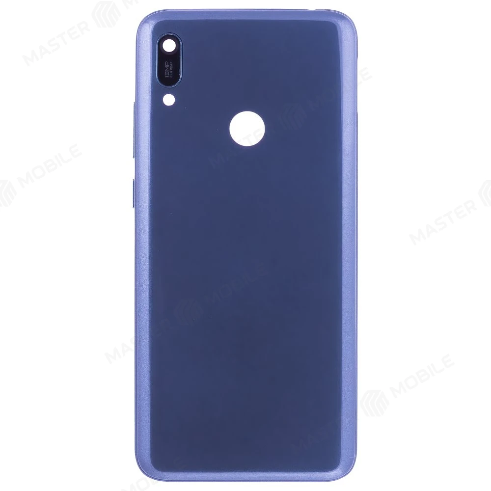 Задняя крышка для Huawei Y6 2019 (MRD-LX1F) (синий) (в сборе со стеклом камеры)