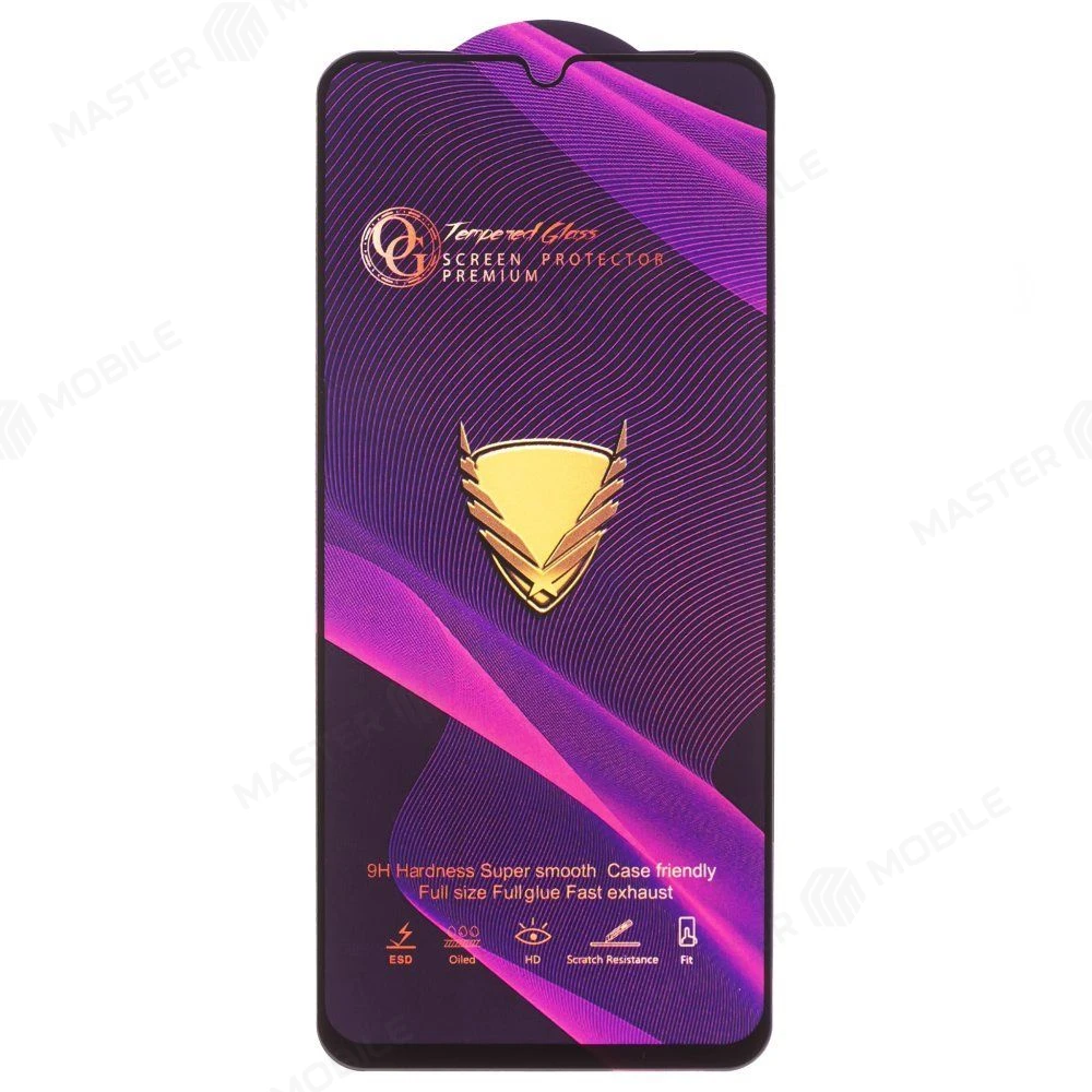 Защитное стекло OG Glass (3 в 1) для Huawei Honor X5c (NLA-LX2P) (черный) фото №1
