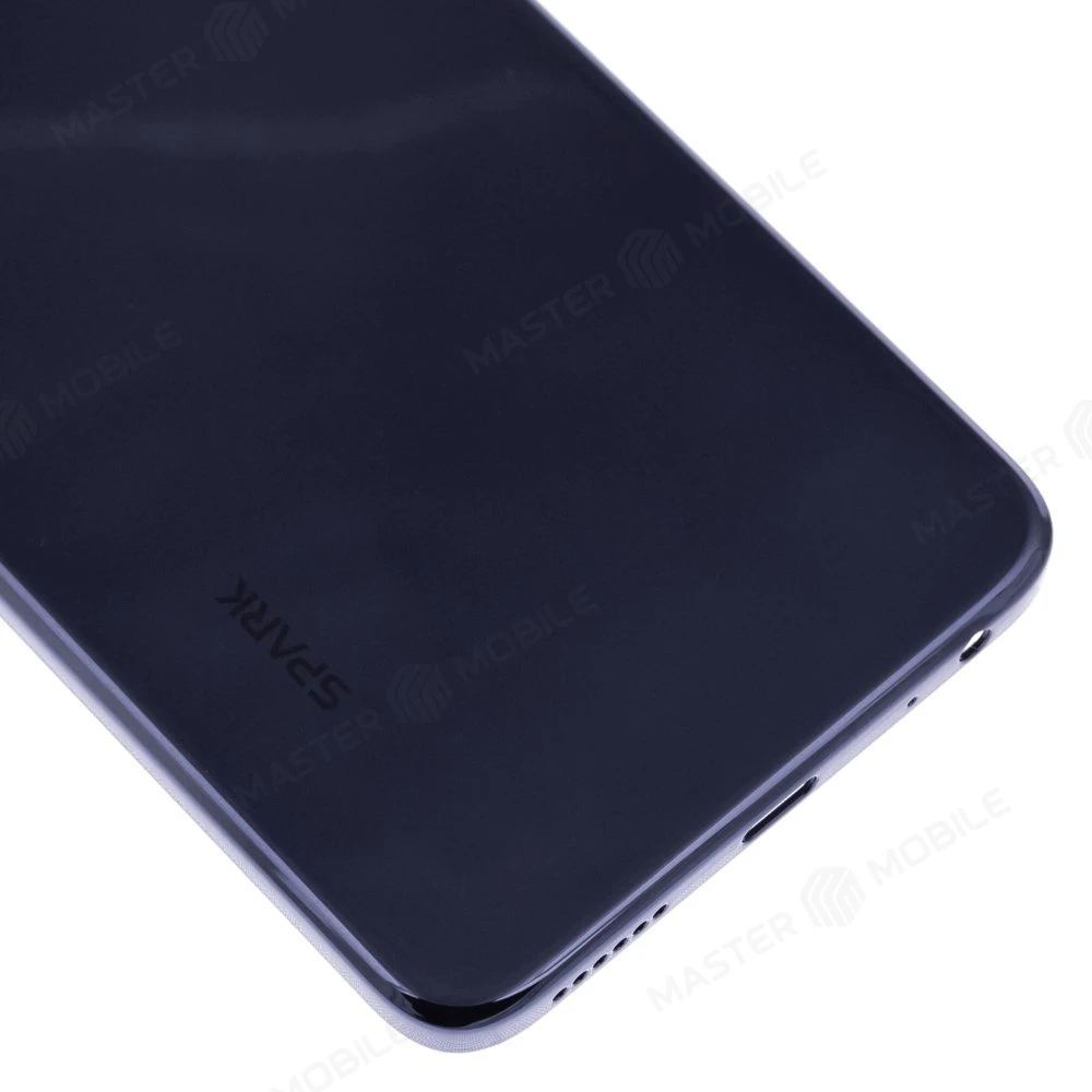 Задняя крышка для Tecno Spark 10C (KI5m) (черный) фото №4