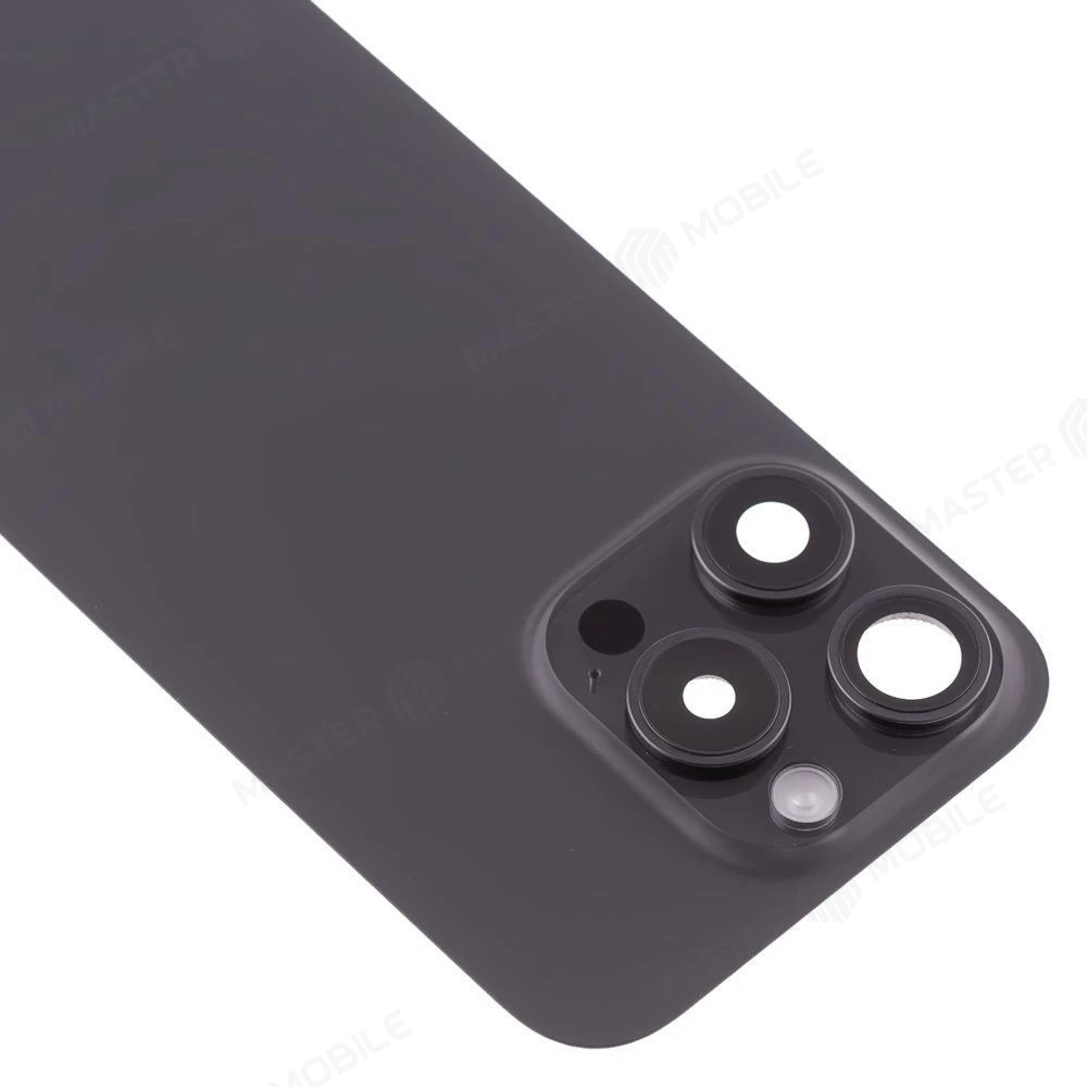 Задняя крышка для Apple iPhone 15 Pro (черный) (в сборе) (с разбора) (ORIG100) (возможен дефект ЛКП) фото №3