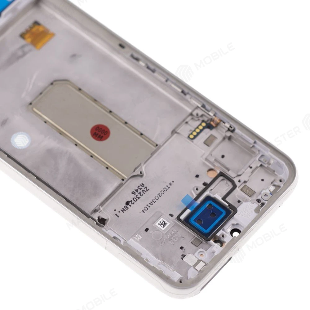 Дисплей для Samsung A346 Galaxy A34 5G + тачскрин (серебристый) (в рамке) (ORIG100) (SP) фото №3