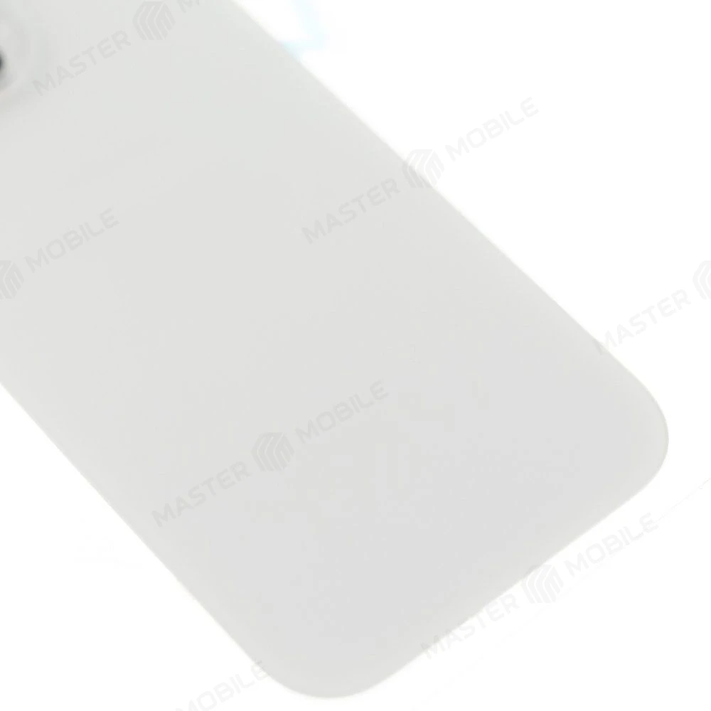 Задняя крышка для Apple iPhone 16 Pro (белый) (в сборе со стеклом камеры и шлейфом) (Premium)  фото №4
