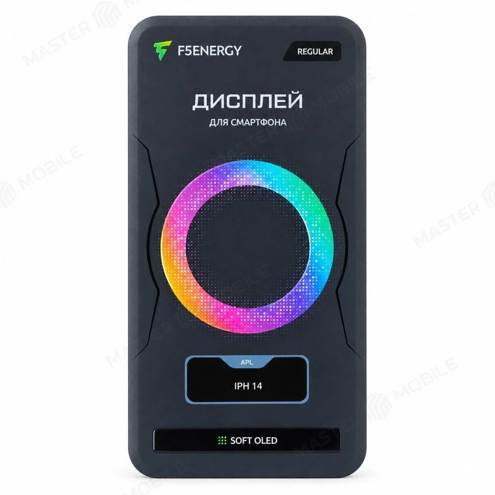 Дисплей для Apple iPhone 14 + тачскрин (черный) (F5ENERGY) (Soft Oled) (площадка под IC) (REGULAR) фото №5