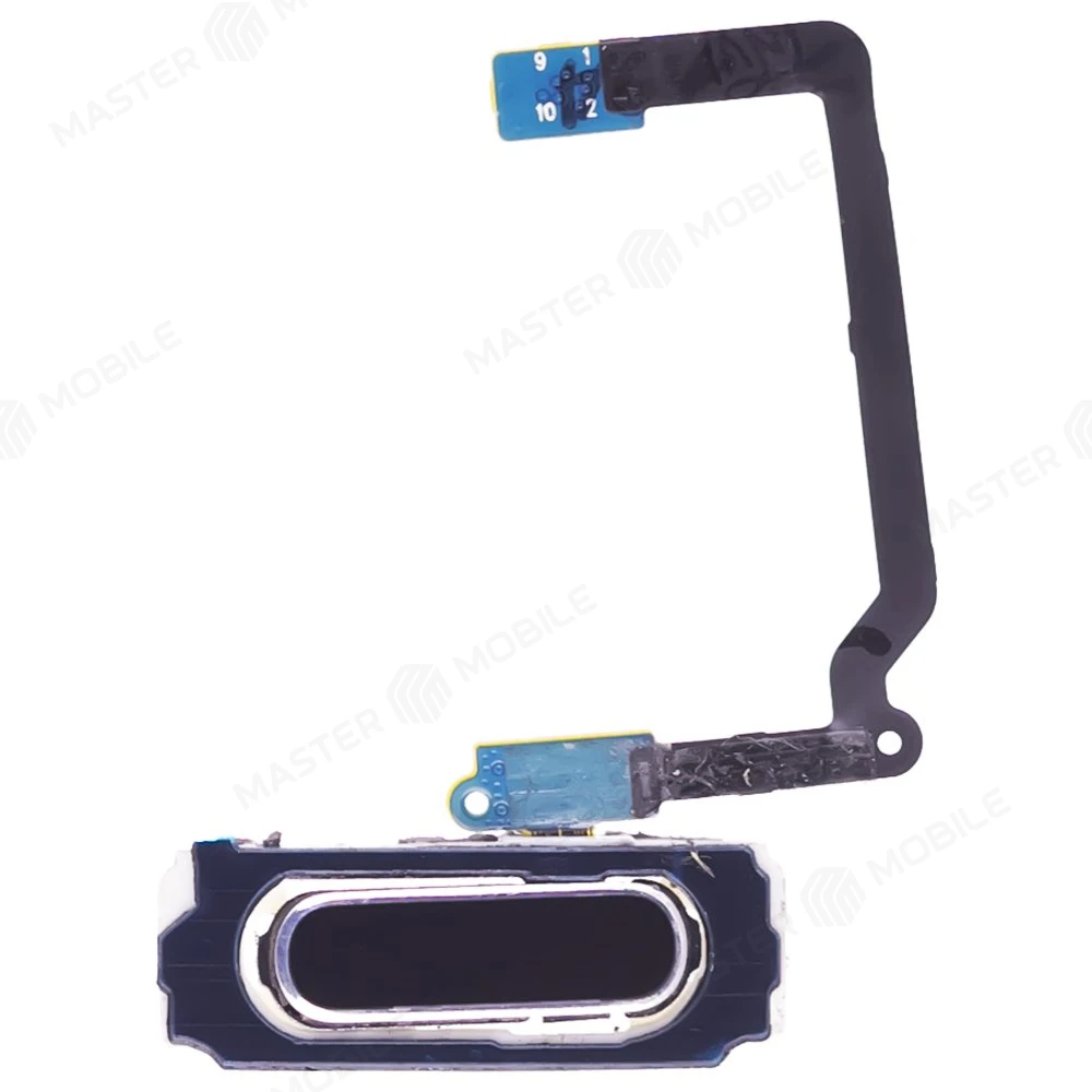 Шлейф для Samsung G900 Galaxy S5 с комп. + сканер отпечатка пальца (черный)  фото №1