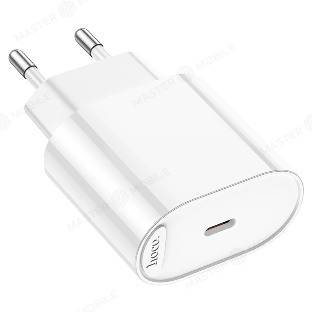 Сетевое зарядное устройство Hoco C109A TypeC 20W (белый) фото №3
