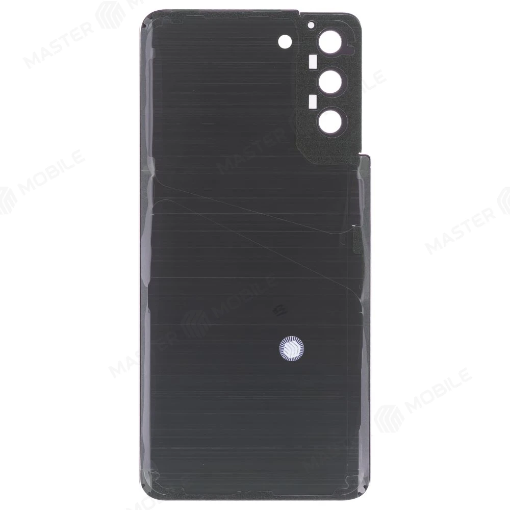 Задняя крышка для Samsung G996 Galaxy S21+ (черный) (в сборе со стеклом камеры) фото №2