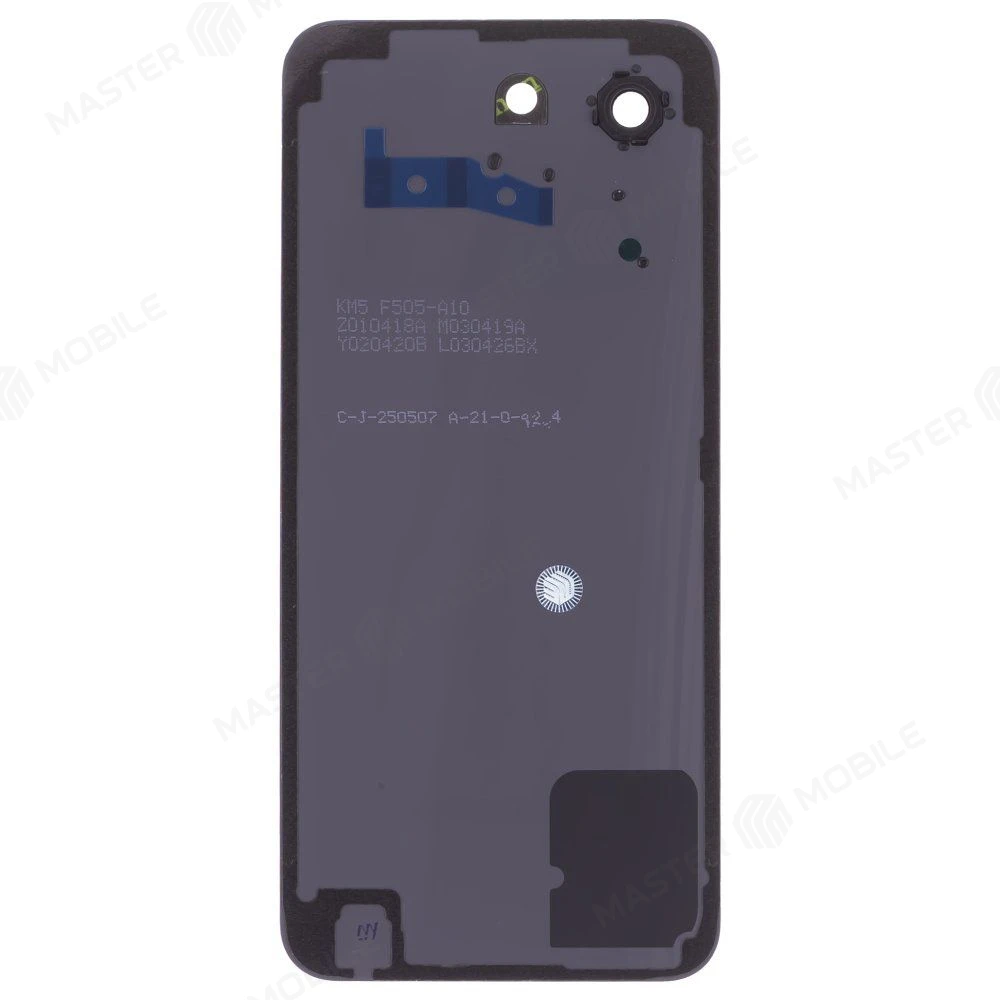 Задняя крышка для Tecno Spark 40 (KM5) (черный) (в сборе со стеклом камеры) фото №2