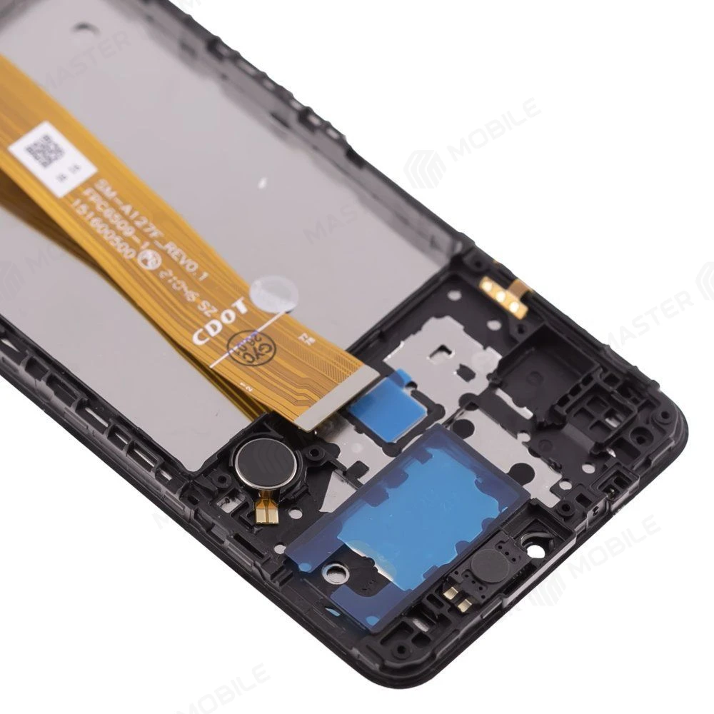 Дисплей для Samsung A127 Galaxy A12 Nacho + тачскрин (черный) (в рамке) (ORIG100) (SP) фото №3