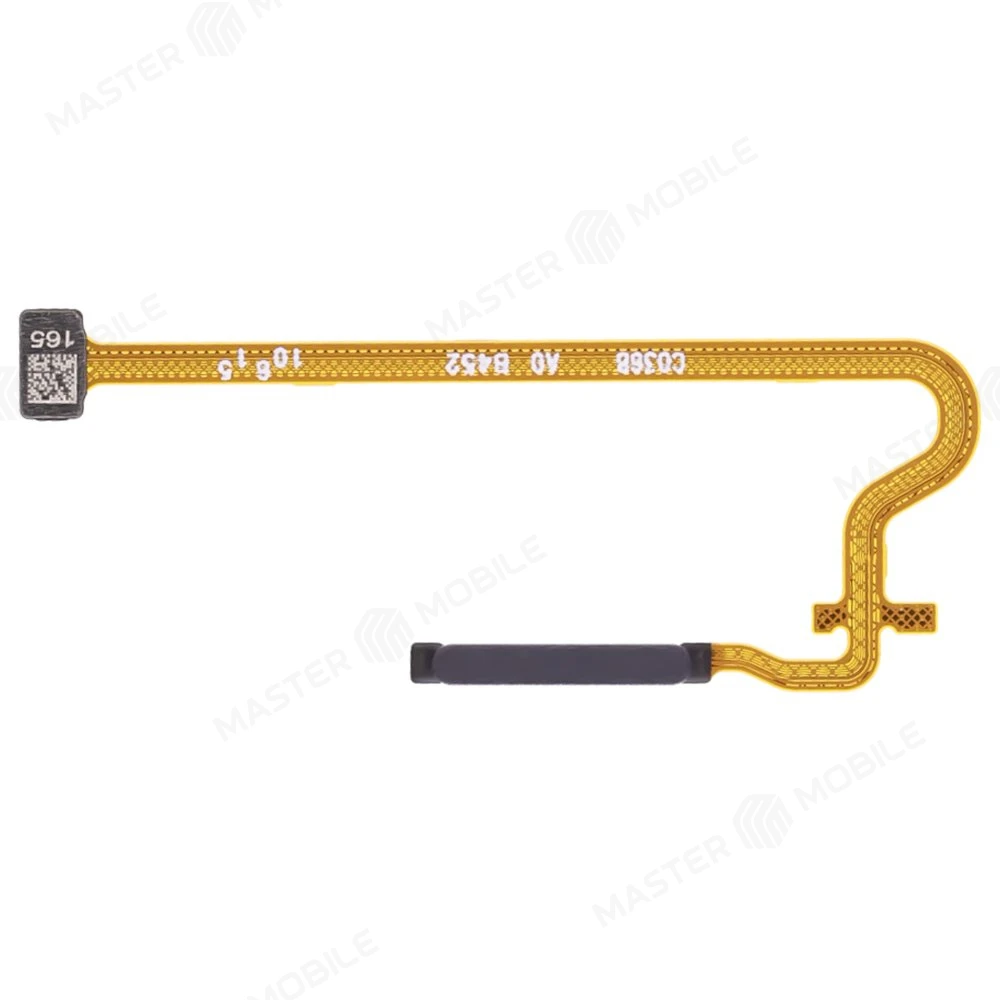 Шлейф для Realme Note 60x (RMX3938) с комп. + сканер отпечатка пальца (черный) фото №1