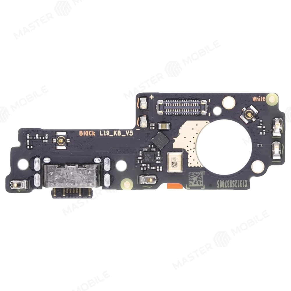 Нижняя плата для Xiaomi Poco M5 (22071219CG) с комп. + разъем зарядки + микрофон (ORIG100)  фото №1