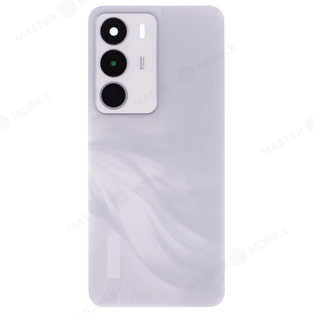 Задняя крышка для Realme C71 (RMX5303) (белый) (в сборе со стеклом камеры)  фото №1