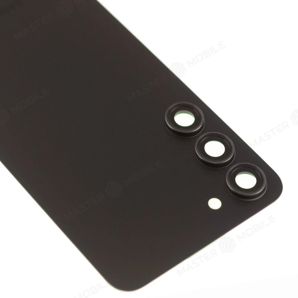 Задняя крышка для Samsung S916 Galaxy S23+ (черный) (в сборе со стеклом камеры) фото №3