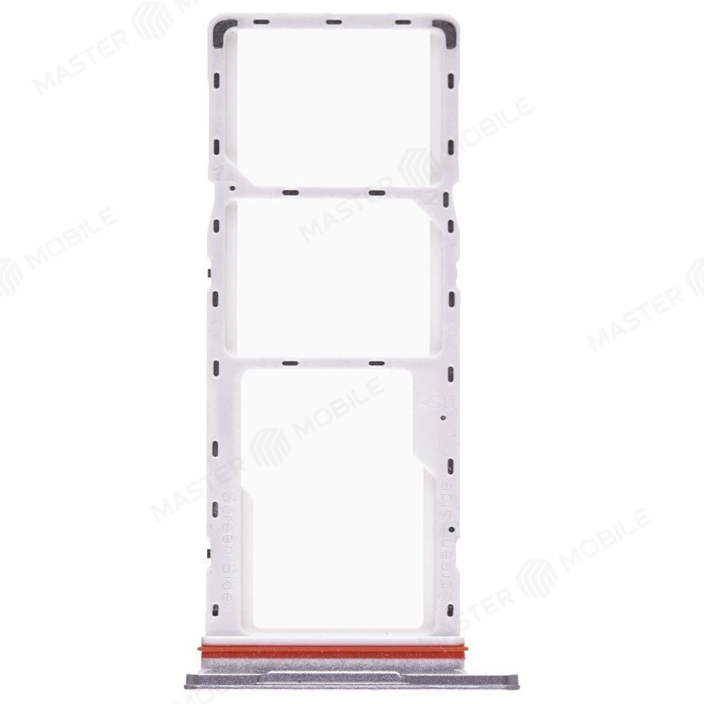 Держатель сим-карты для Tecno Spark 30 4G (KL6) (серебристый)  фото №1