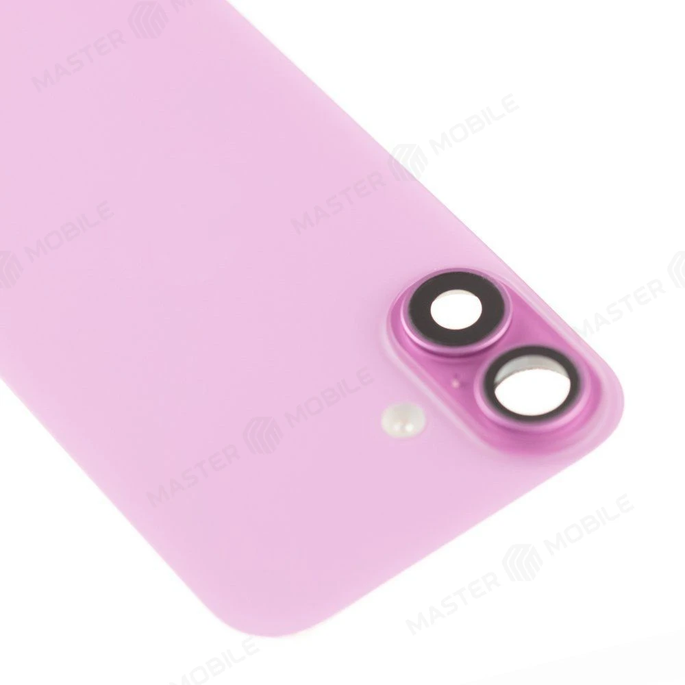 Задняя крышка для Apple iPhone 16 (розовый) (в сборе) (ORIG100) (Снятый) (возможен дефект ЛКП) фото №3