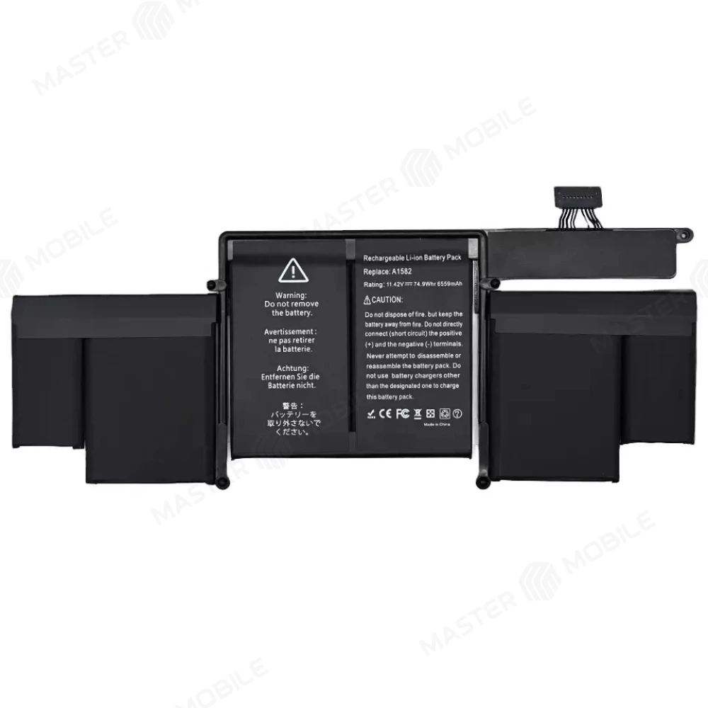 Аккумулятор для Apple MacBook Pro Retina 13 A1502 (EARLY 2015) (A1582) (ORIG) фото №1