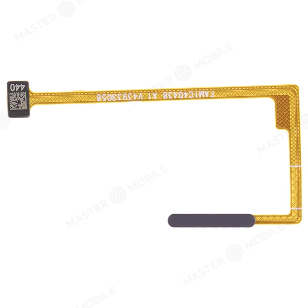 Шлейф для Realme C75 (RMX3941) с комп. + сканер отпечатка пальца (черный) фото №1