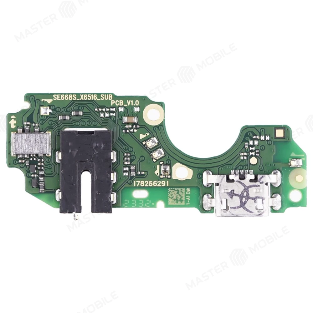 Нижняя плата для Infinix Smart 7 HD (X6516) с комп. + разъем зарядки + микрофон (ORIG100)  фото №2