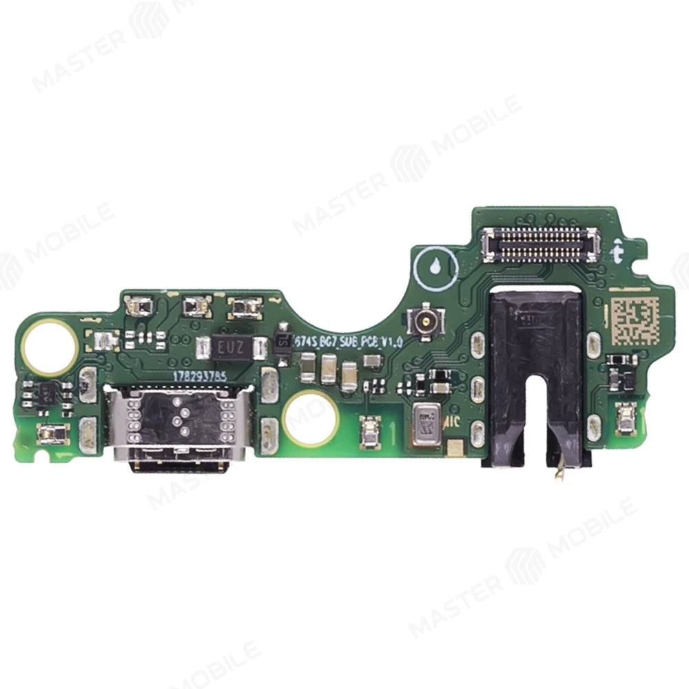 Нижняя плата для Tecno Spark 20C (BG7n) с комп. + разъем зарядки + микрофон (ORIG100) фото №1