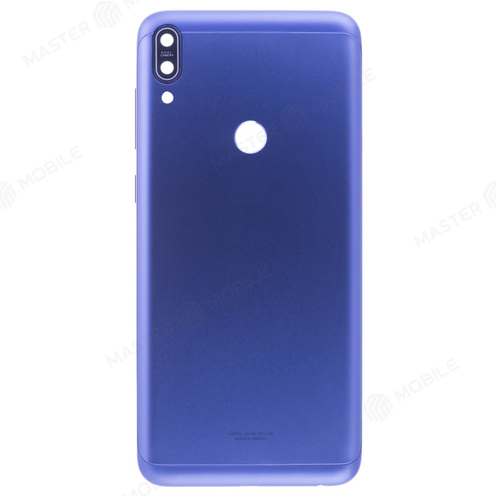Задняя крышка для Asus ZenFone Max Pro M1 (ZB602KL) (синий) (в сборе со стеклом камеры)