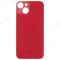 Задняя крышка для Apple iPhone 14 (красный) (с широким отверстием) (Premium) фото №1