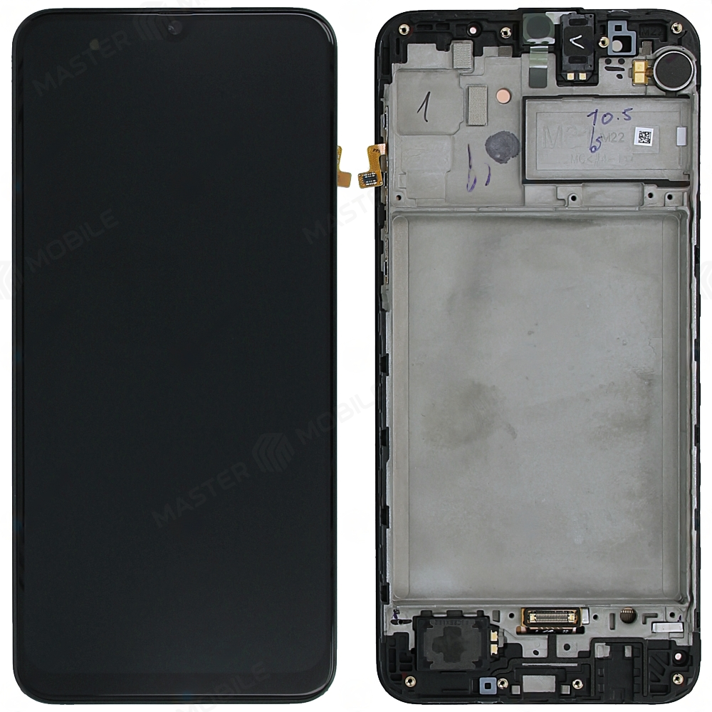 Дисплей для Samsung M315 Galaxy M31 (в сборе с тачскрином) (черный) (в рамке) (ORIG100)