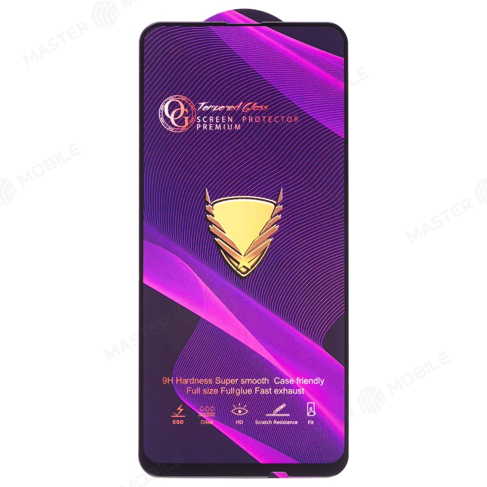 Защитное стекло OG Glass (3 в 1) для Huawei Honor 9X/9X Premium / P Smart Z (STK-LX1) / Y9 Prime 2019 / Y9s (STK-L21) (черный)