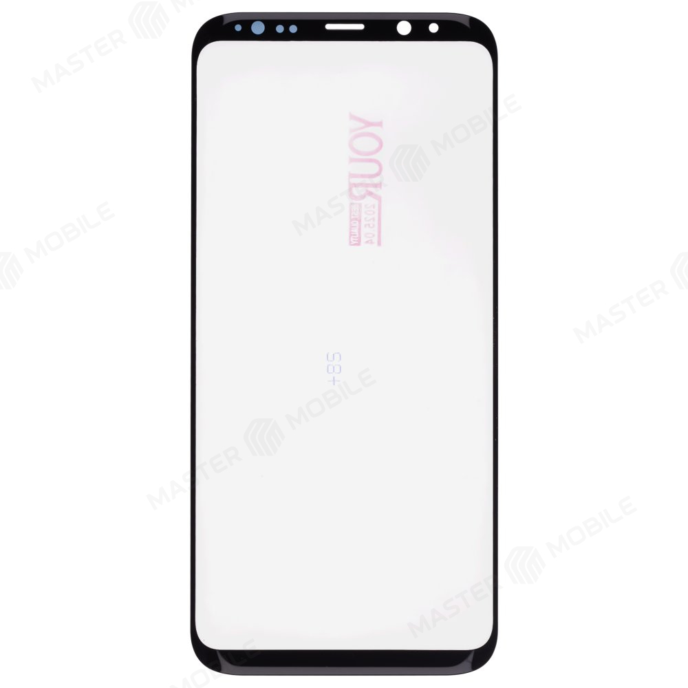 Стекло модуля для Samsung G955 Galaxy S8+ + OCA (черный) (Musttby) (Premium)