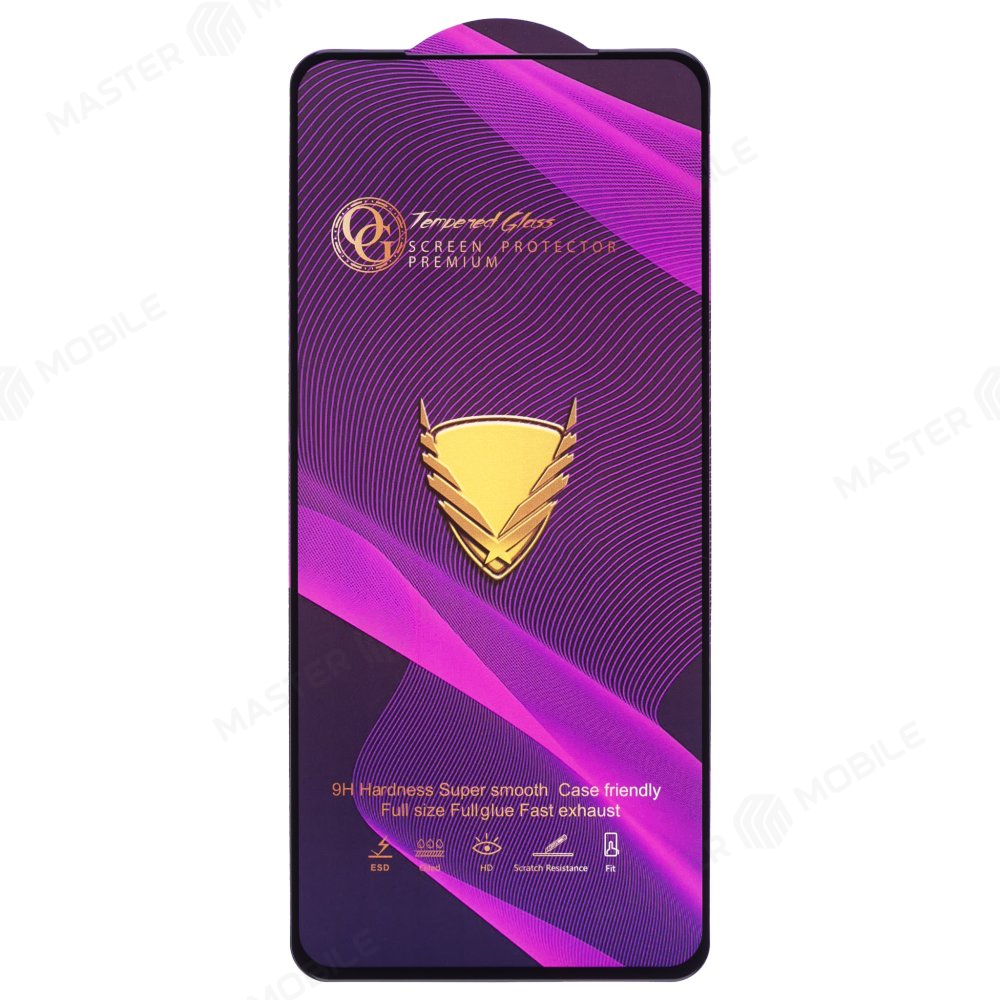 Защитное стекло OG Glass (3 в 1) для Vivo V27e (V2237) (черный)