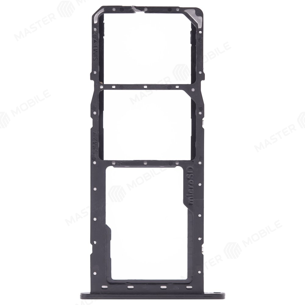 Держатель сим-карты для Samsung A015 Galaxy A01 / M015 Galaxy M01 (черный)