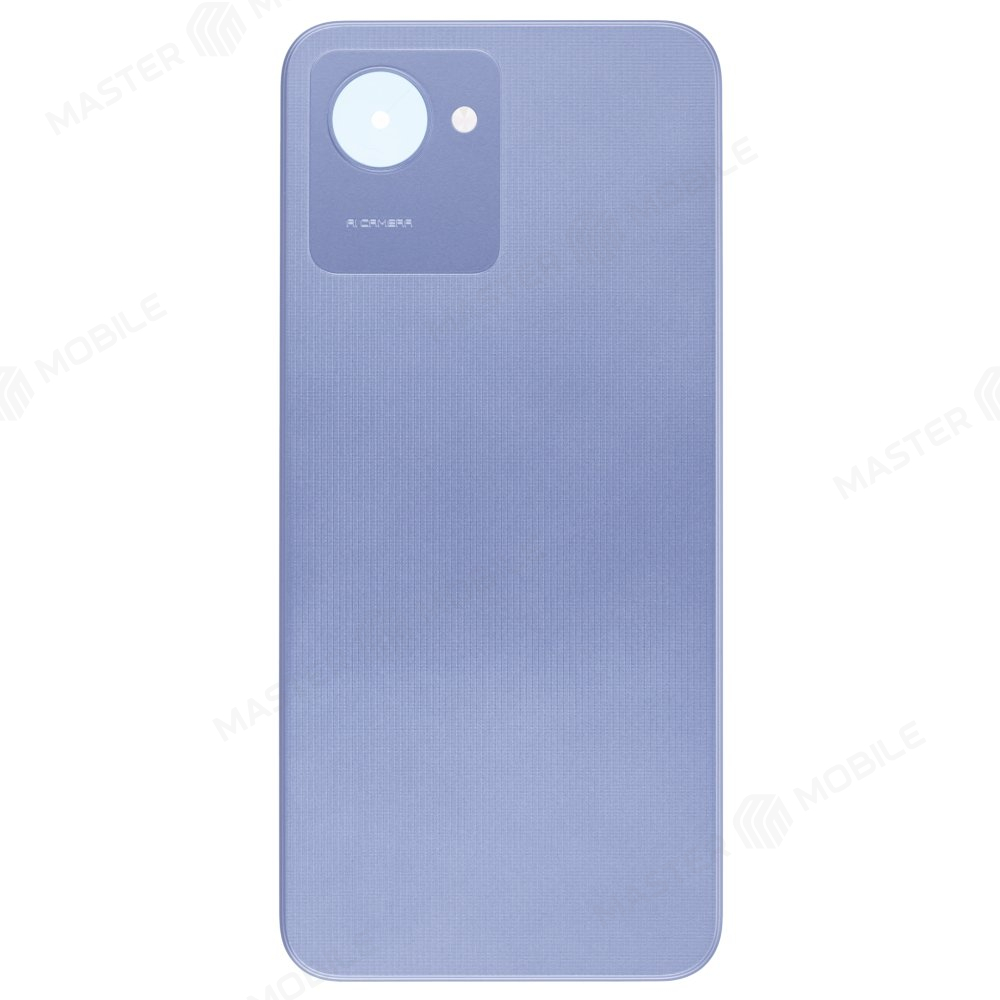 Задняя крышка для Realme C30S (RMX3690) (голубой)