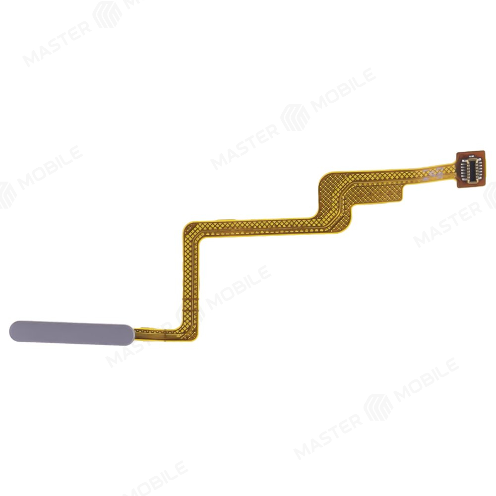 Шлейф для Xiaomi 11T (21081111RG) / 11T Pro (2107113SG) с комп. + сканер отпечатка пальца (кнопка включения) (серебристый)
