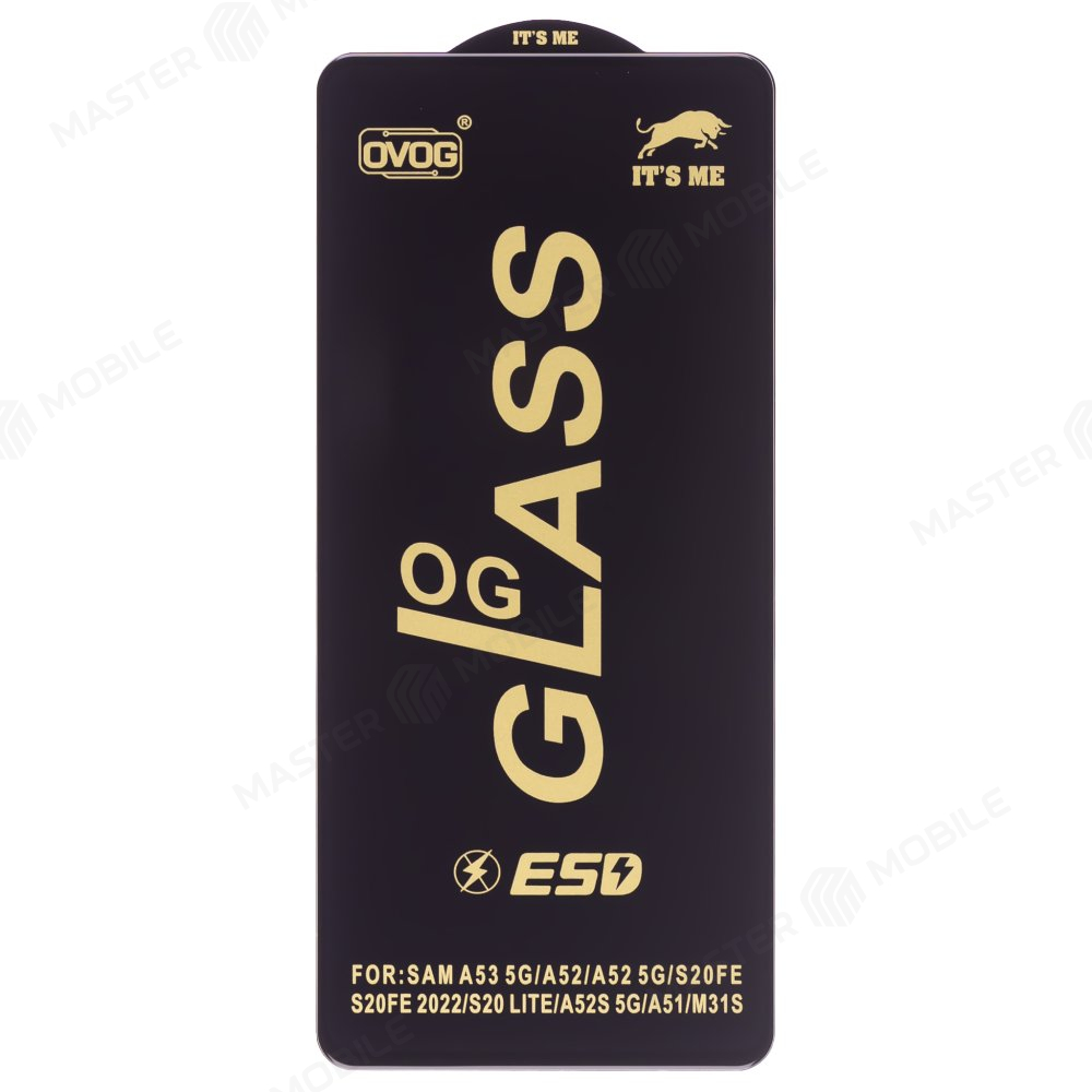 Защитное стекло OG Glass для Samsung A525 Galaxy A52 / A536 Galaxy A53 5G / M317 Galaxy M31s / G780 Galaxy S20 FE и др. (черный)