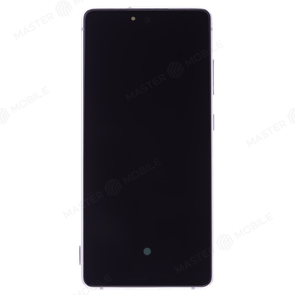 Дисплей для Samsung G780 Galaxy S20 FE + тачскрин (серебристый) (в рамке) (ORIG100)