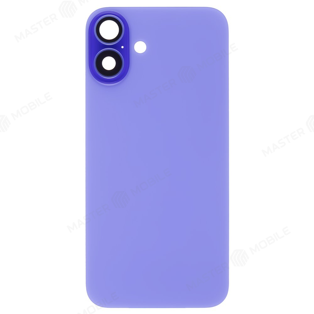 Задняя крышка для Apple iPhone 16 Plus (синий) (в сборе со стеклом камеры) (Premium)