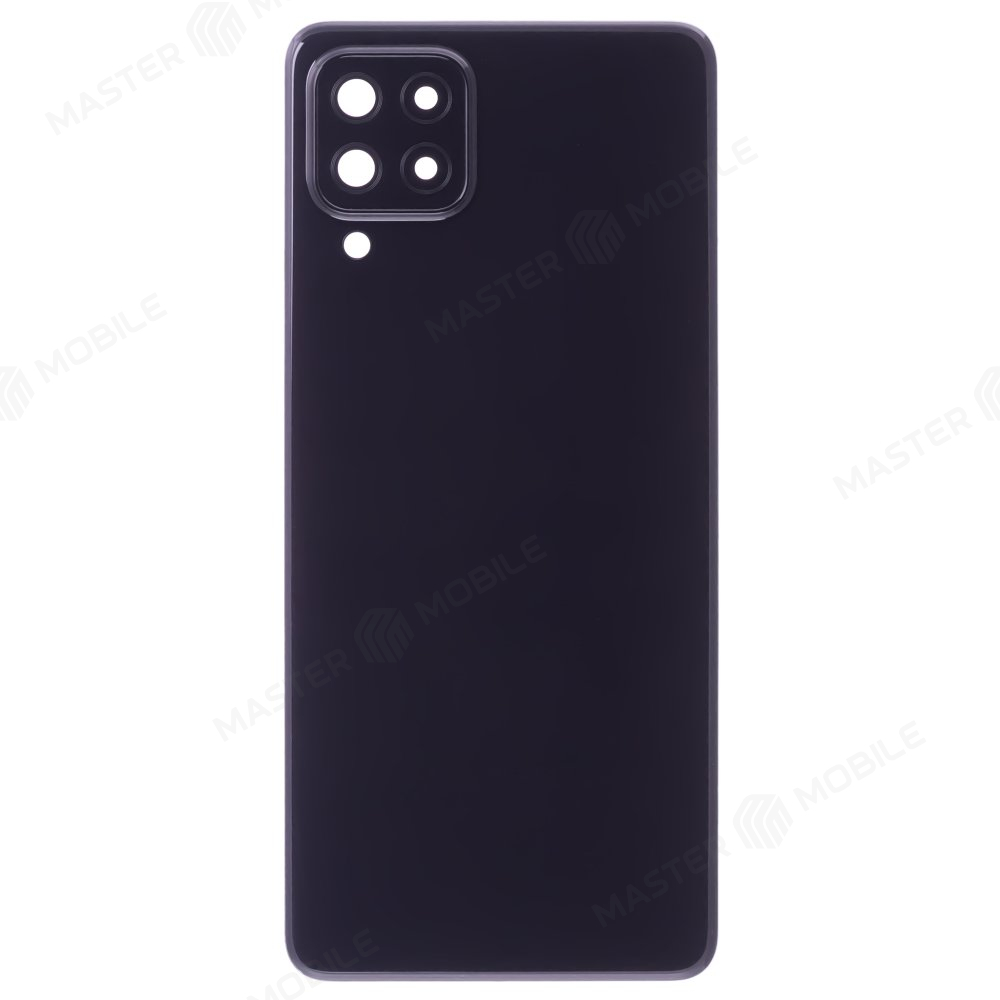 Задняя крышка для Samsung A225 Galaxy A22 (черный) (в сборе со стеклом камеры)