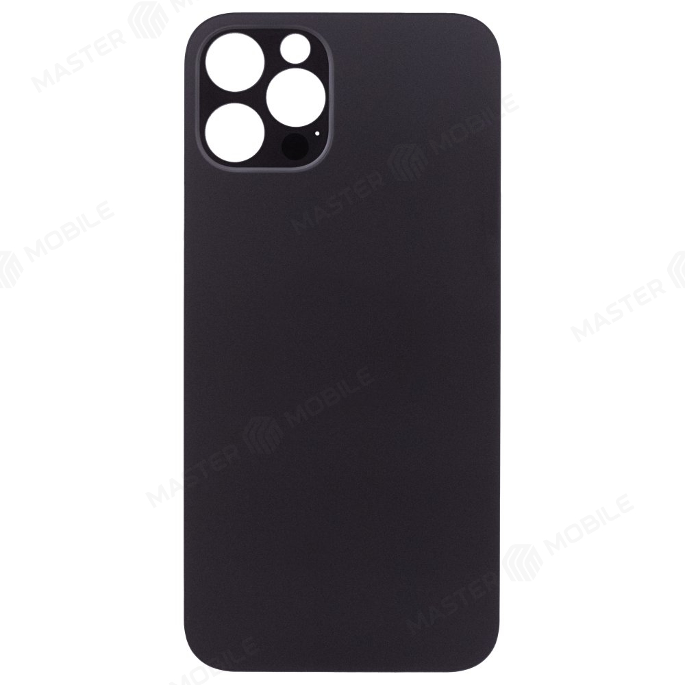 Задняя крышка для Apple iPhone 12 Pro (серый) (с широким отверстием) (Premium)