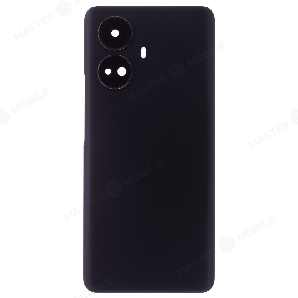 Задняя крышка для Realme 10 Pro+ 5G (RMX3686/RMX3687) (черный) (в сборе со стеклом камеры)