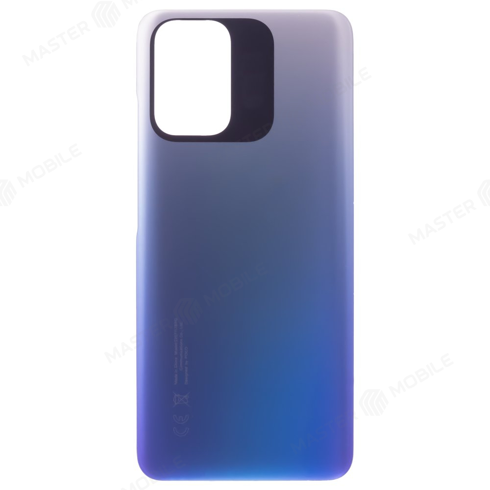 Задняя крышка для Xiaomi Poco M5s (2207117BPG) (голубой)