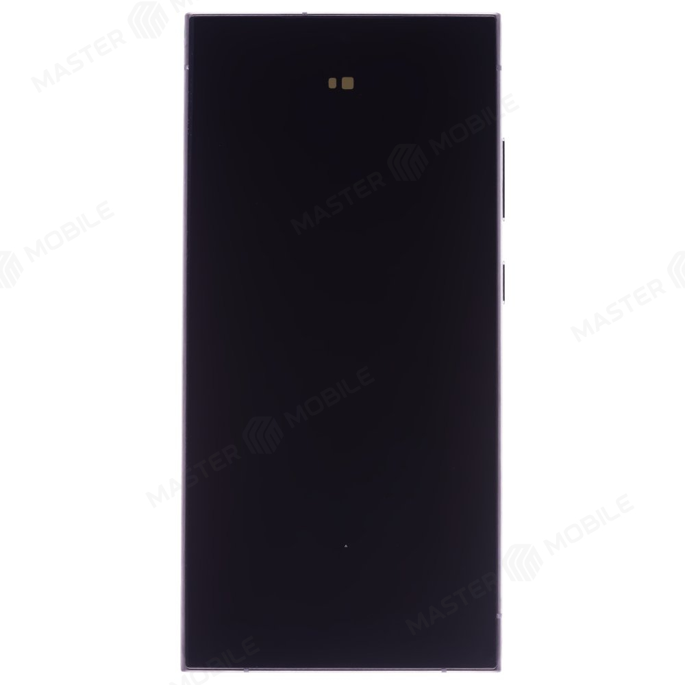 Дисплей для Samsung S928 Galaxy S24 Ultra (в сборе с тачскрином) (в рамке) (титановый черный) (ORIG100)